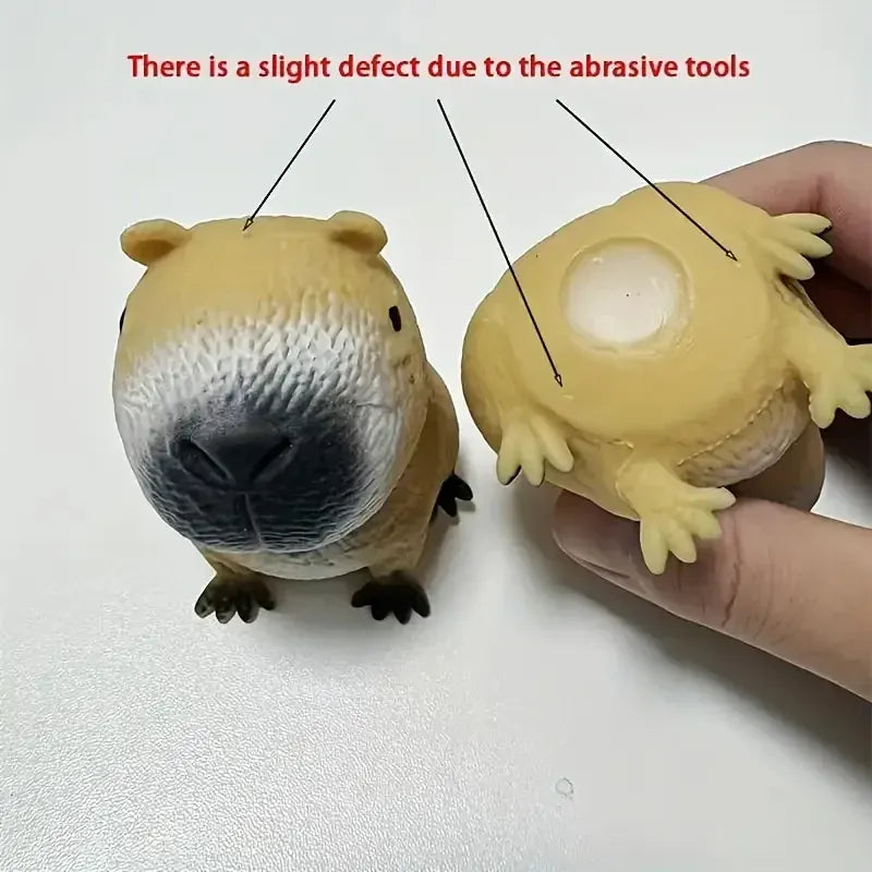Squishy Capybara Squeezing Toy Soft Relax Animal Fidget for Adults Stress Relief Toys Halloween Christmas Holiday Party Gifts