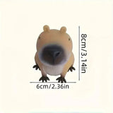 Squishy Capybara Squeezing Toy Soft Relax Animal Fidget for Adults Stress Relief Toys Halloween Christmas Holiday Party Gifts