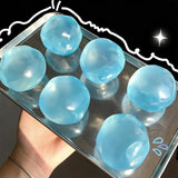 Squishy Coconut Oil Stress Ball Fidget Toys Handmade Transparency Plasticity Squeeze Toy Funny Anti-stress Sensory Toy for Adult