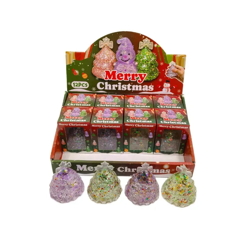 Squishy New Christmas Tree Snowman Toy Christmas Gift Decor Stress Relief Squeeze Fidget Decompression Toy