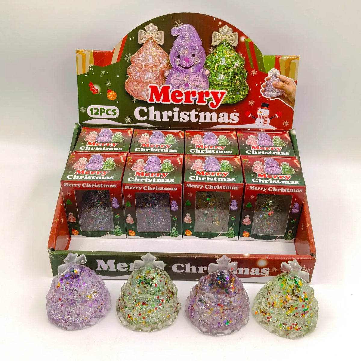 Squishy New Christmas Tree Snowman Toy Christmas Gift Decor Stress Relief Squeeze Fidget Decompression Toy