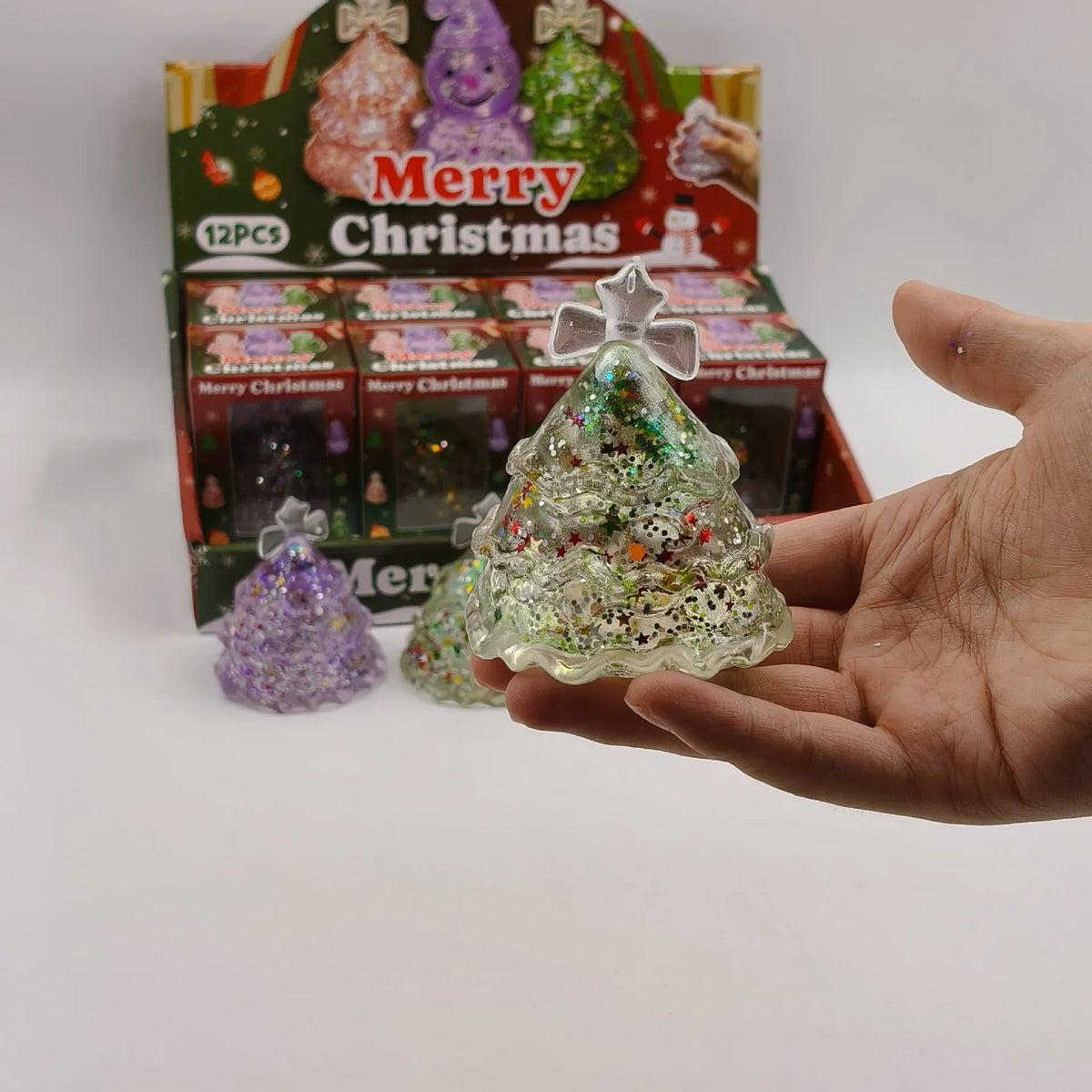 Squishy New Christmas Tree Snowman Toy Christmas Gift Decor Stress Relief Squeeze Fidget Decompression Toy