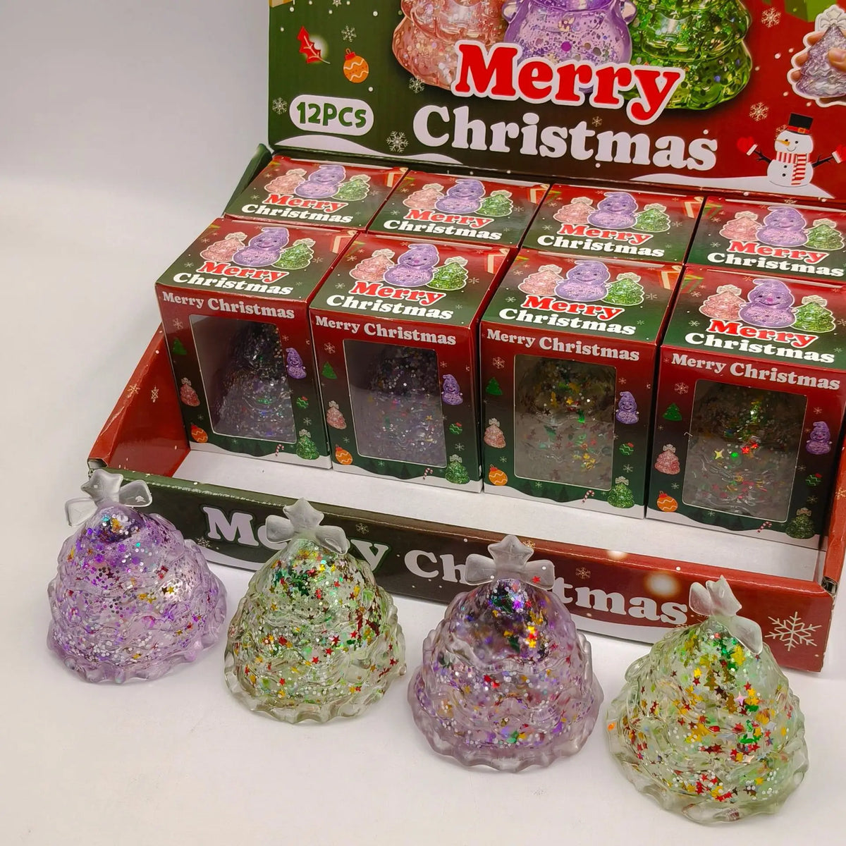 Squishy New Christmas Tree Snowman Toy Christmas Gift Decor Stress Relief Squeeze Fidget Decompression Toy