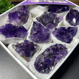 ST78 Atural Crystal Cluster Amethyst Stone Geode Raw Quartz Minerals Real Uruguay Home Decoration Spiritual Chakra Reiki