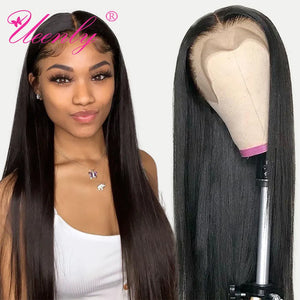 Straight Remy Human Hair Wig, 200% Density, Pre-Plucked HD Lace – 13x4, 13x6, 5x5 Closure or 360 Lace
