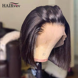 Straight Short Bob Human Hair Lace Closure Wigs For Women BoB Bob Wig Lace Front Human Hair Wigs HD Transparent Lace Frontal Wig