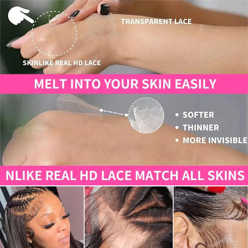 Straight Short Bob Human Hair Lace Closure Wigs For Women BoB Bob Wig Lace Front Human Hair Wigs HD Transparent Lace Frontal Wig