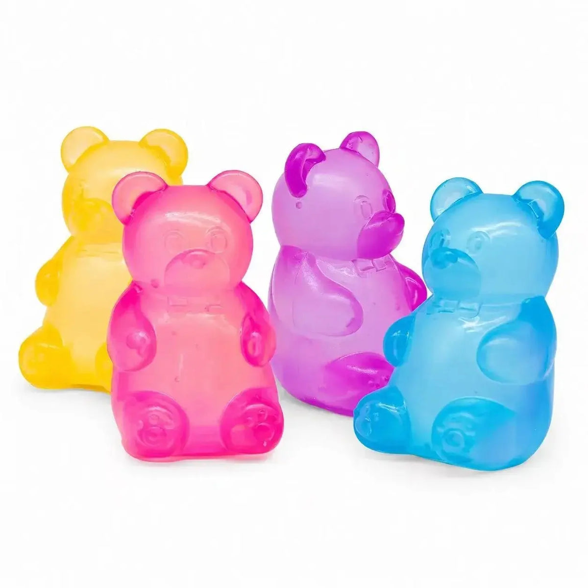 Stretchy Soft Gummy Bear Fidget Squeeze Toy, Sensory Squishy Stress Relief Toy for Kids and Adults