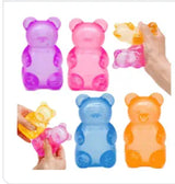 Stretchy Soft Gummy Bear Fidget Squeeze Toy, Sensory Squishy Stress Relief Toy for Kids and Adults