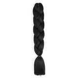 Synthetic Purple Braiding Hair 24 Inch, Pre Stretched Braiding hair for Braids Purple Hair Extensions,Multi-colored Braid