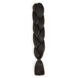 Synthetic Purple Braiding Hair 24 Inch, Pre Stretched Braiding hair for Braids Purple Hair Extensions,Multi-colored Braid