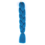Synthetic Purple Braiding Hair 24 Inch, Pre Stretched Braiding hair for Braids Purple Hair Extensions,Multi-colored Braid
