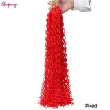 SyntheticCurly Zizi Braids Crochet Box Braiding Hair Extensions Brown Blonde Grey 20 Inch Micro Box Braids Hair Bundles 50g/Pack