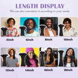 Teresa Synthetic Hair Dreadlock Extensions Synthetic Loc Extensions 0.8cm Width 10Inch 15 Strands Real Hair Dreadlock Extensions