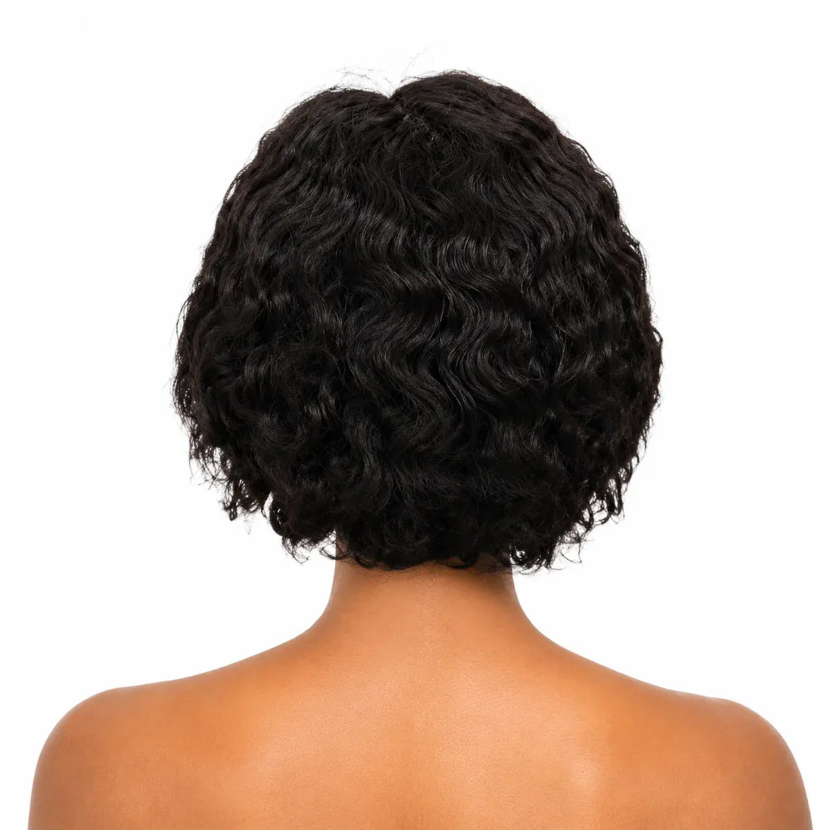 TIMOPOL Short Deep Wave Pixie Cut Lace Front Human Hair Wig HD Transparent Lace  Pre Plucked Hairline Short Curly Bob Wigs