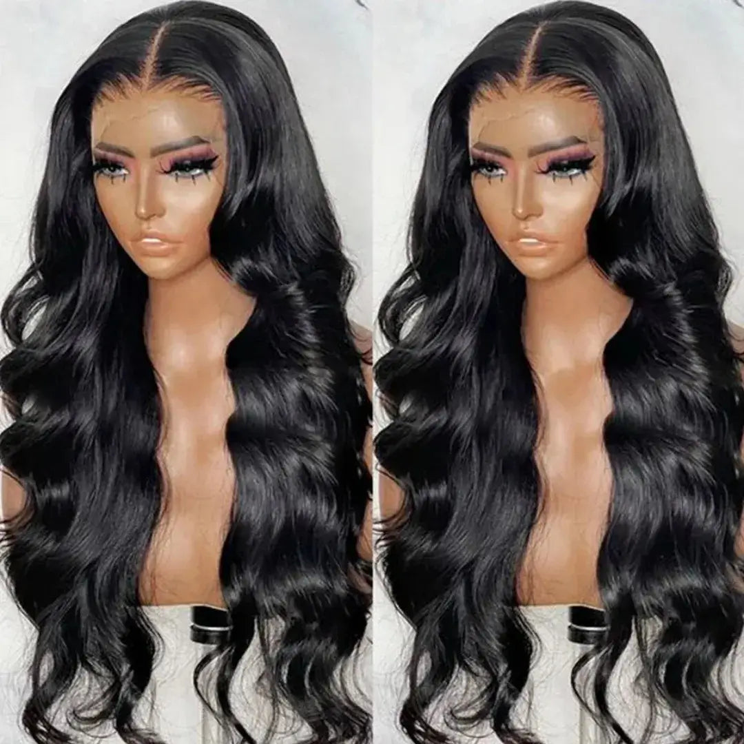 (Tyche) Loose Body Wave Human Hair Wig, 13x5x1 T-Part HD Lace Front, Remy Hair, Glueless