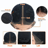 (Tyche) Loose Body Wave Human Hair Wig, 13x5x1 T-Part HD Lace Front, Remy Hair, Glueless