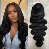 (Tyche) Loose Body Wave Human Hair Wig, 13x5x1 T-Part HD Lace Front, Remy Hair, Glueless