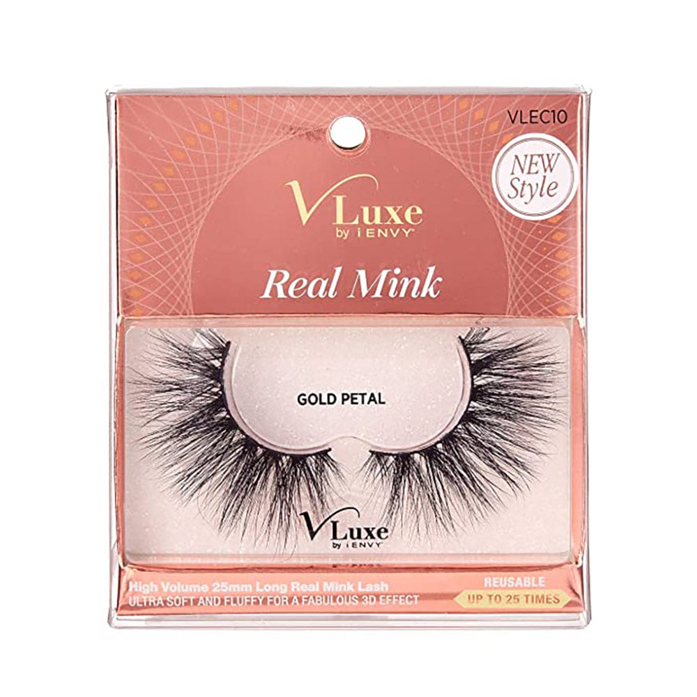 V Luxe by iENVY Real Mink Lashes - Gold Petal