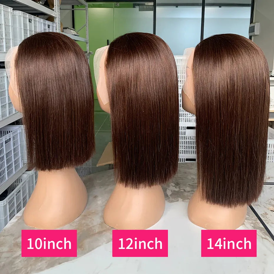 Vietnamese Glueless Wigs 100%human Hair Quality 5x5 Lace Closure Ready to Wear Wig 250 Density 13x6 13x4 Lace Frontal Bob Wig #2