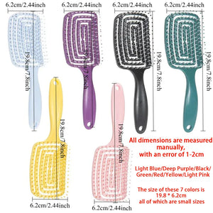 Volumizing Detangling Hair Massage Comb Hollow Vented Styling Tool for Natural Hair, Human Hair Wigs & Synthetic Wigs