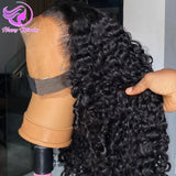 Water Wave Bob Human Hair Wig 13x4 HD Transparent Lace Front or 4x4 Closure 250% Density Pre-Plucked