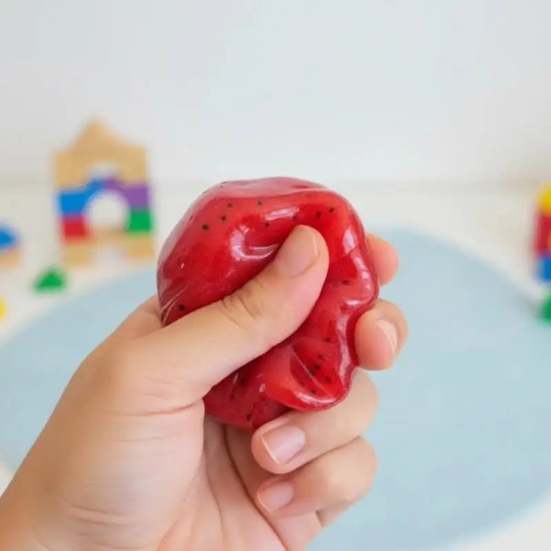 Watermelon Squishy Toy for Stress Relief Features Soft Slow Rebound Function