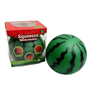 Watermelon Water Bead Squishy Fidget Toy, Fruit Squeeze Stress Ball, Soft Sensory Blind Box