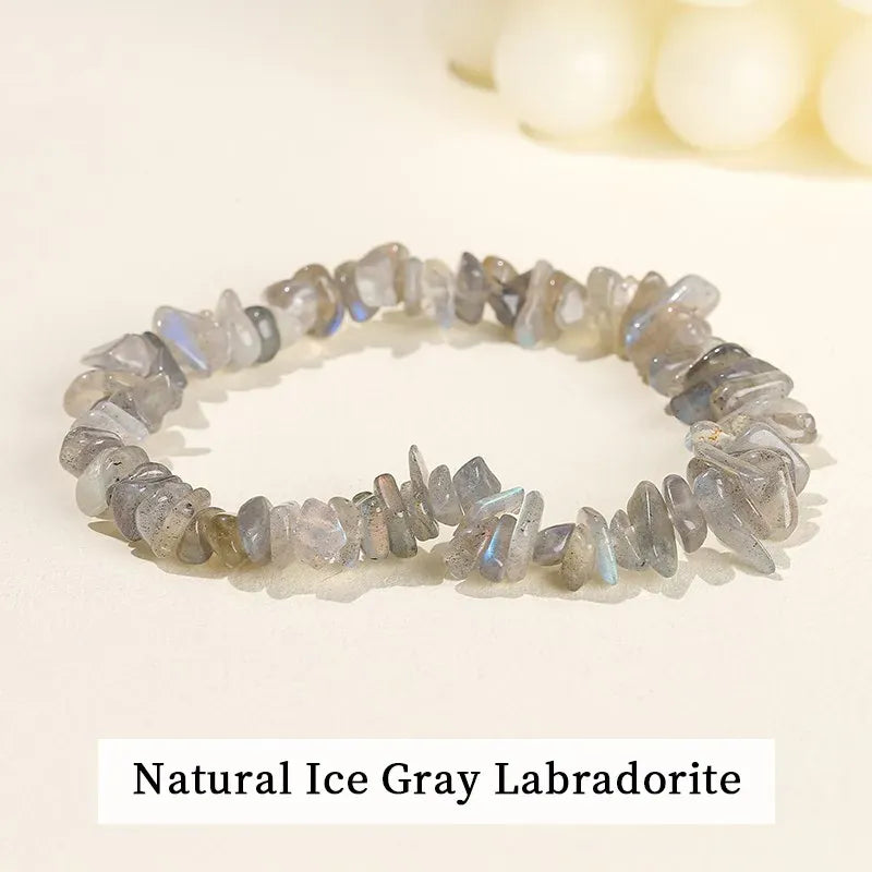 Wholesale 5-8mm Natural Stone Chips Tiger Eye Agates Crystal Gravel Stretch Bracelets Bohemian Women Reiki Heal Jewelry Gifts