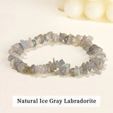 Wholesale 5-8mm Natural Stone Chips Tiger Eye Agates Crystal Gravel Stretch Bracelets Bohemian Women Reiki Heal Jewelry Gifts