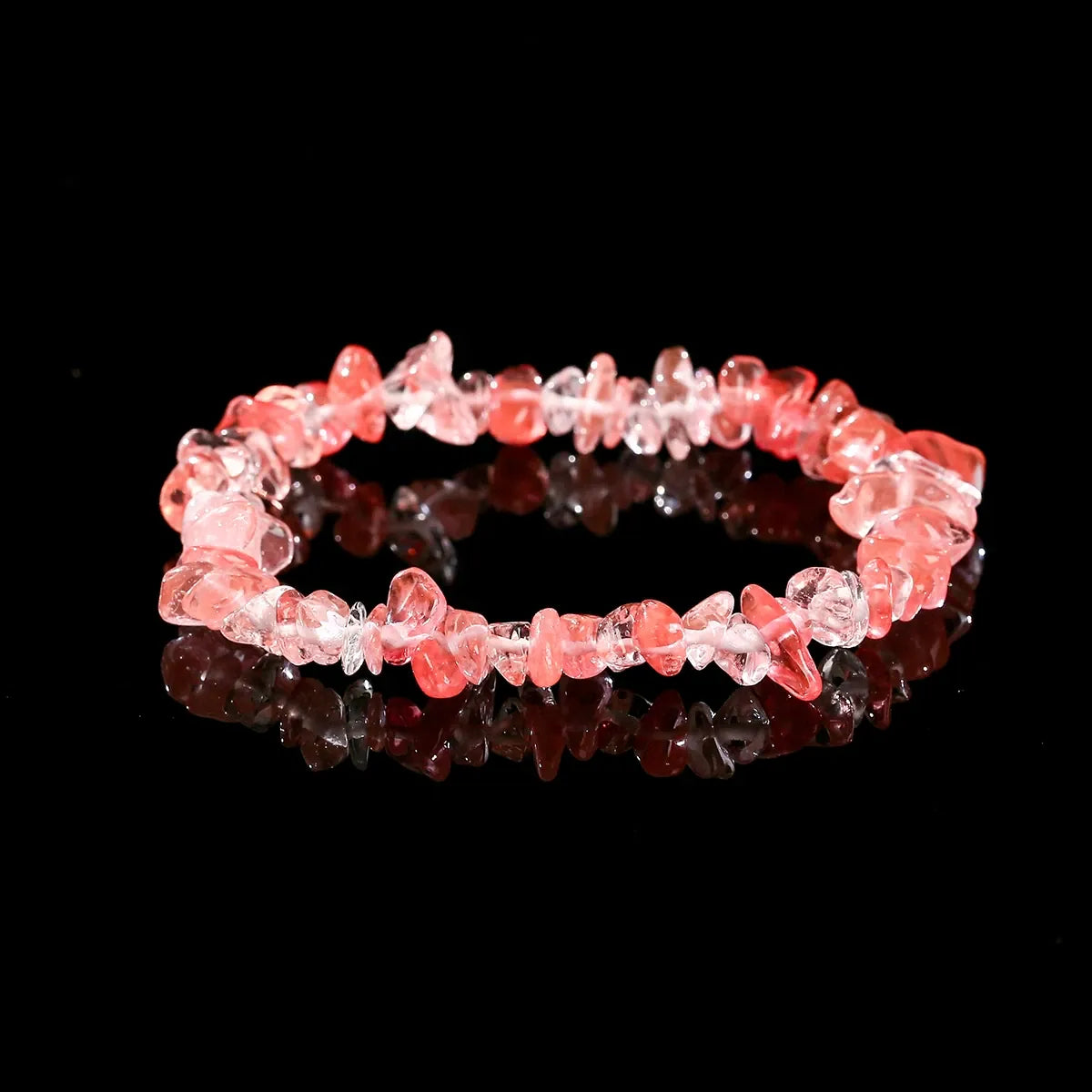 Wholesale 5-8mm Natural Stone Chips Tiger Eye Agates Crystal Gravel Stretch Bracelets Bohemian Women Reiki Heal Jewelry Gifts