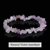 Wholesale 5-8mm Natural Stone Chips Tiger Eye Agates Crystal Gravel Stretch Bracelets Bohemian Women Reiki Heal Jewelry Gifts