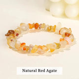 Wholesale 5-8mm Natural Stone Chips Tiger Eye Agates Crystal Gravel Stretch Bracelets Bohemian Women Reiki Heal Jewelry Gifts