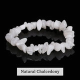 Wholesale 5-8mm Natural Stone Chips Tiger Eye Agates Crystal Gravel Stretch Bracelets Bohemian Women Reiki Heal Jewelry Gifts