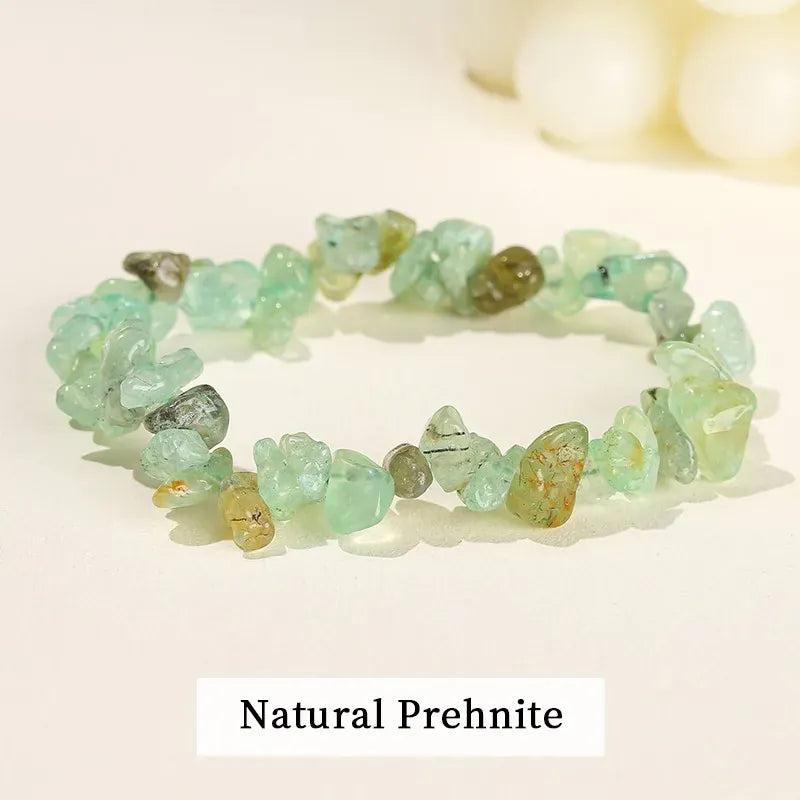 Wholesale 5-8mm Natural Stone Chips Tiger Eye Agates Crystal Gravel Stretch Bracelets Bohemian Women Reiki Heal Jewelry Gifts
