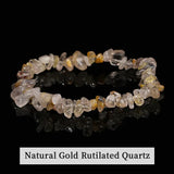 Wholesale 5-8mm Natural Stone Chips Tiger Eye Agates Crystal Gravel Stretch Bracelets Bohemian Women Reiki Heal Jewelry Gifts
