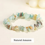 Wholesale 5-8mm Natural Stone Chips Tiger Eye Agates Crystal Gravel Stretch Bracelets Bohemian Women Reiki Heal Jewelry Gifts