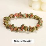Wholesale 5-8mm Natural Stone Chips Tiger Eye Agates Crystal Gravel Stretch Bracelets Bohemian Women Reiki Heal Jewelry Gifts