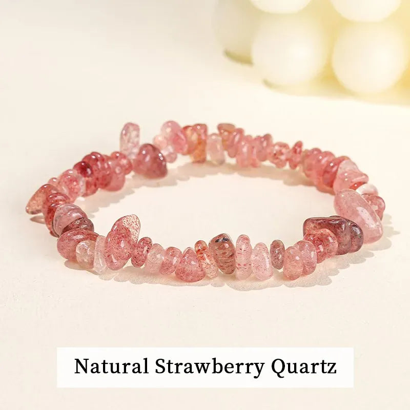 Wholesale 5-8mm Natural Stone Chips Tiger Eye Agates Crystal Gravel Stretch Bracelets Bohemian Women Reiki Heal Jewelry Gifts