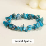 Wholesale 5-8mm Natural Stone Chips Tiger Eye Agates Crystal Gravel Stretch Bracelets Bohemian Women Reiki Heal Jewelry Gifts