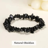 Wholesale 5-8mm Natural Stone Chips Tiger Eye Agates Crystal Gravel Stretch Bracelets Bohemian Women Reiki Heal Jewelry Gifts