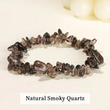 Wholesale 5-8mm Natural Stone Chips Tiger Eye Agates Crystal Gravel Stretch Bracelets Bohemian Women Reiki Heal Jewelry Gifts