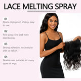 Wig Adhesive Spray Lace Front Melting Spray Waterproof Shaped Invisible Fit Lightweight Non-Residue Moisturizing Scalp Lace Glue
