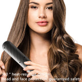 Wireless Straightening Brush Negative Ion Hair Straightener Portable Comb Dual Use Straight/Curly Hair USB Charging 3600mAh 36W