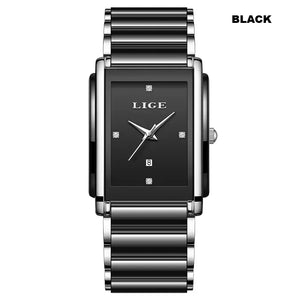 Women's Luxury Quartz Watch with Ceramic Strap Elegant Fashion Wristwatch