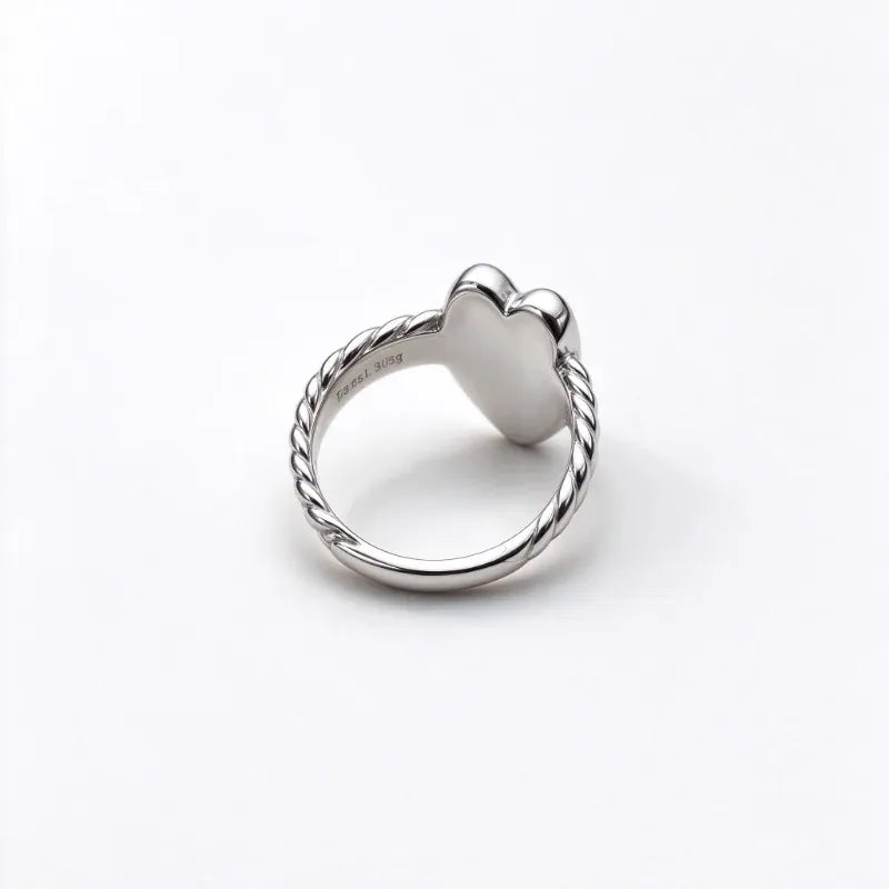Women Stackable Twisted Spiral Cable Ring Minimalist Textured Finger Band Fashion Metal Jewelry Daily Casual Wear Birthday Party Gift Elegant Simple Statement Ladies Accessories