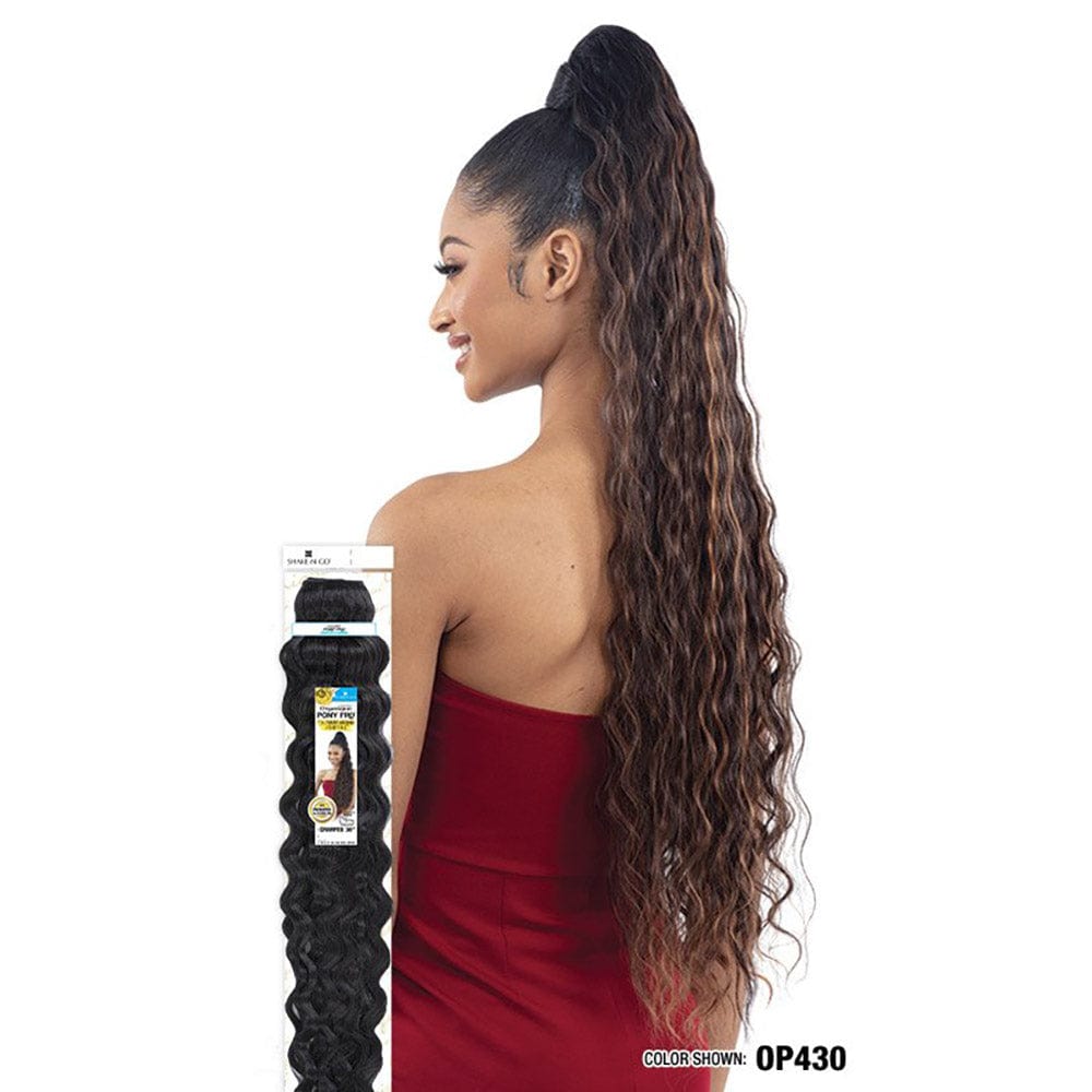 Wrap Around Ponytail Organique Pony Pro Crimped 36