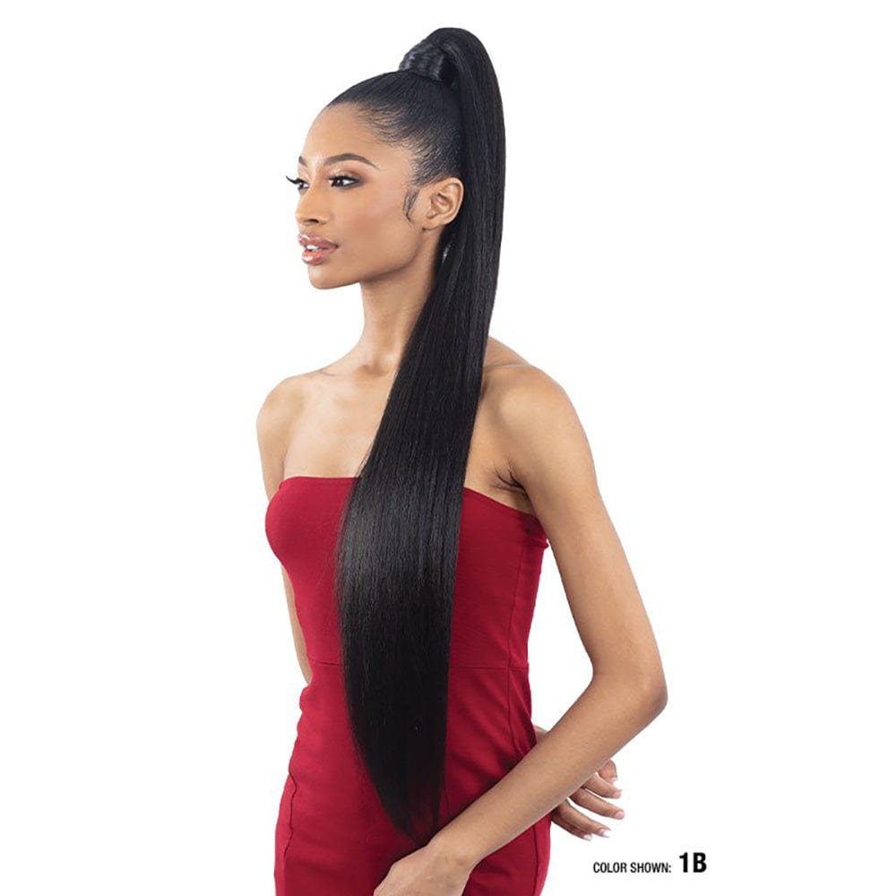 Wrap Around Ponytail Organique Pony Pro Yaky Straight 36