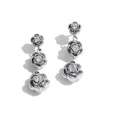 Yhpup Stainless Steel Zirconia Flower Drop Earrings Hot Style Popular Plant Exquisite Charming 2026 Jewelry