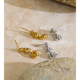 Yhpup Stainless Steel Zirconia Flower Drop Earrings Hot Style Popular Plant Exquisite Charming 2026 Jewelry